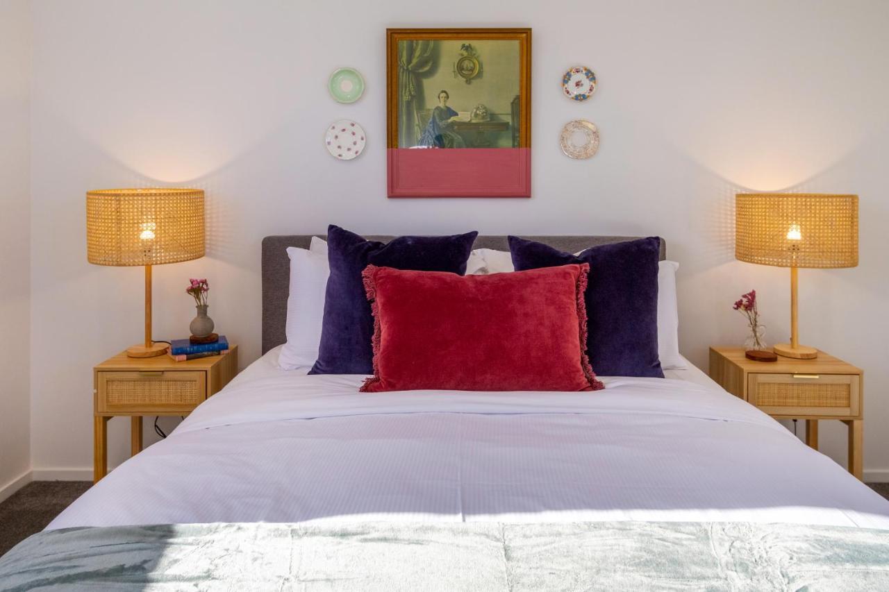 Modern Townhouse Cashel Street 2 Bed 2 Bath Appartement Christchurch Buitenkant foto