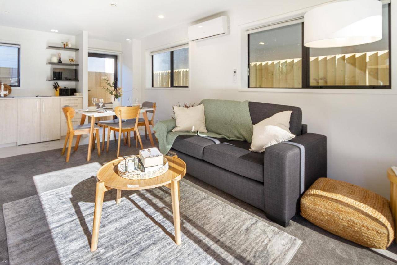 Modern Townhouse Cashel Street 2 Bed 2 Bath Appartement Christchurch Buitenkant foto