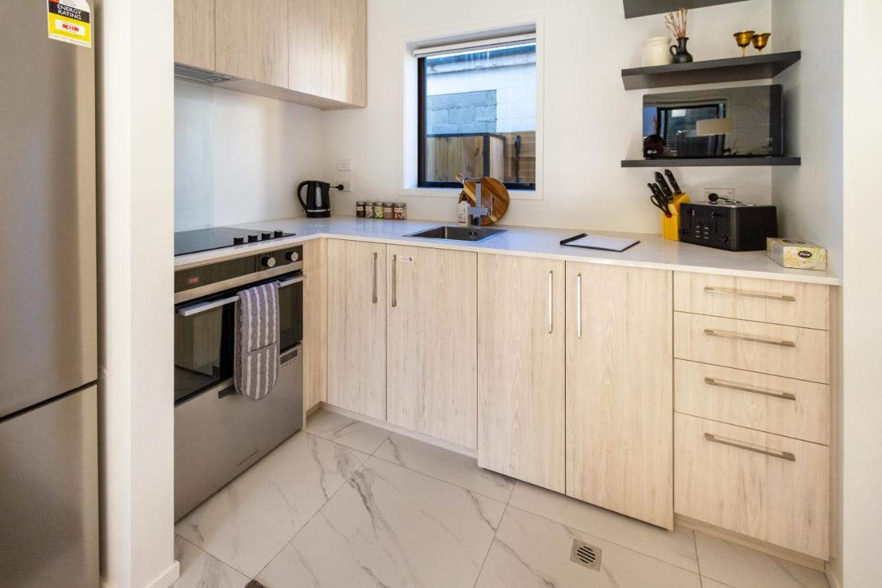 Modern Townhouse Cashel Street 2 Bed 2 Bath Appartement Christchurch Buitenkant foto