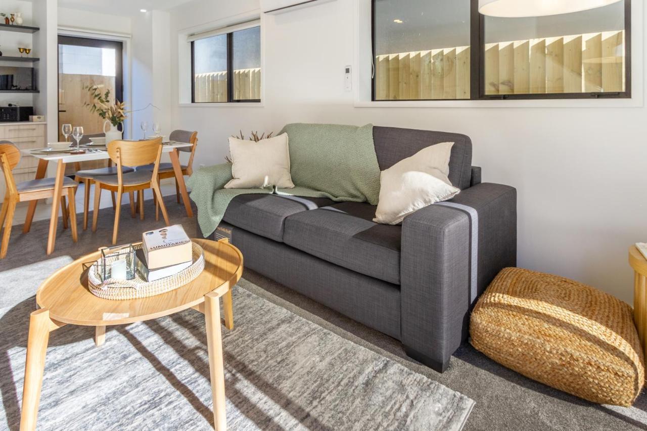 Modern Townhouse Cashel Street 2 Bed 2 Bath Appartement Christchurch Buitenkant foto