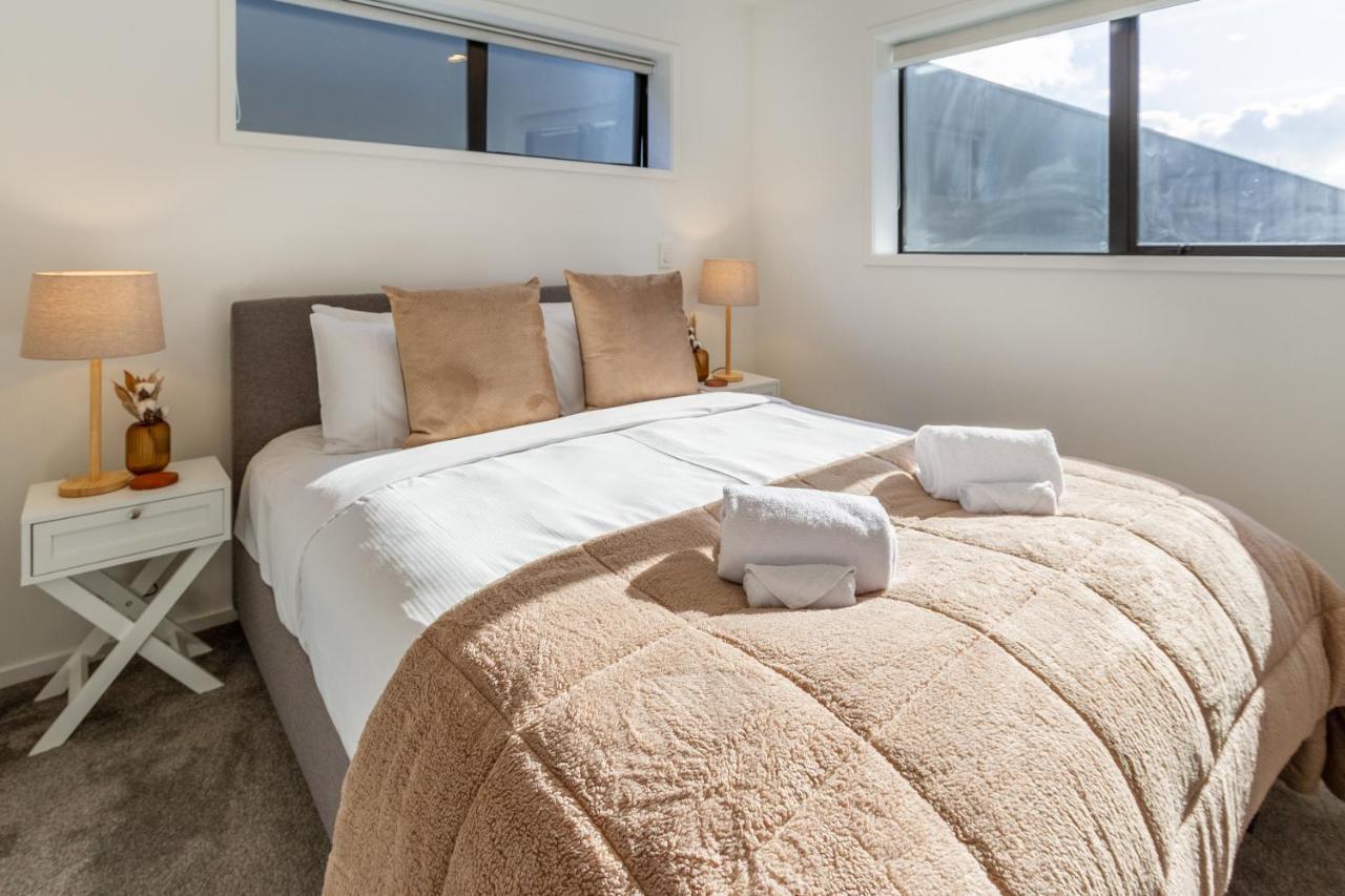 Modern Townhouse Cashel Street 2 Bed 2 Bath Appartement Christchurch Buitenkant foto